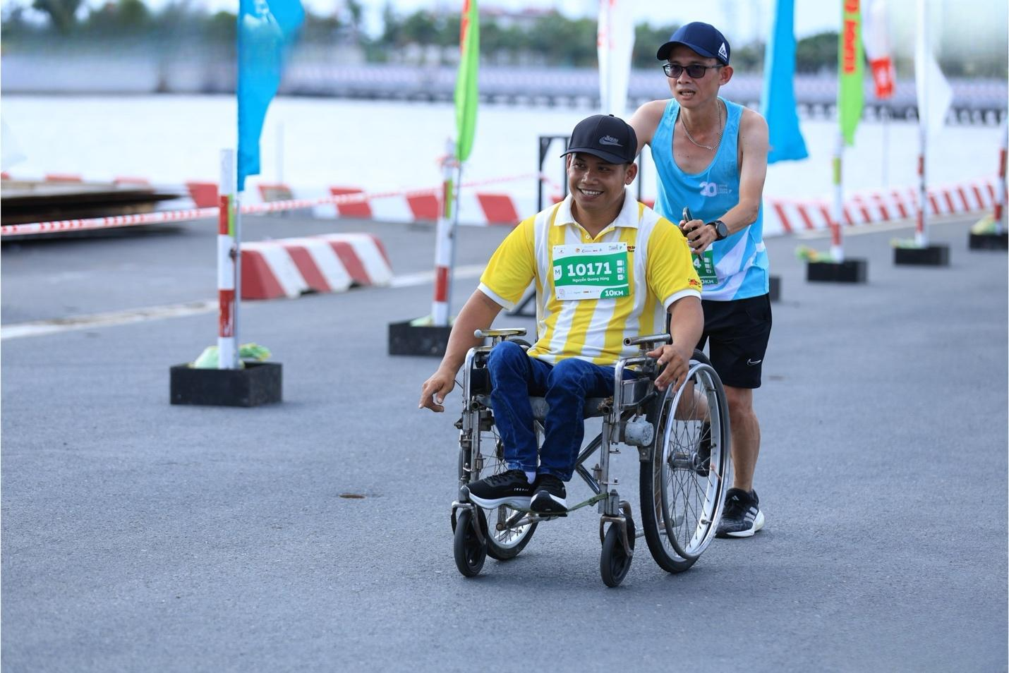 A person in a wheelchair pushing a person  AI-generated content may be incorrect.
